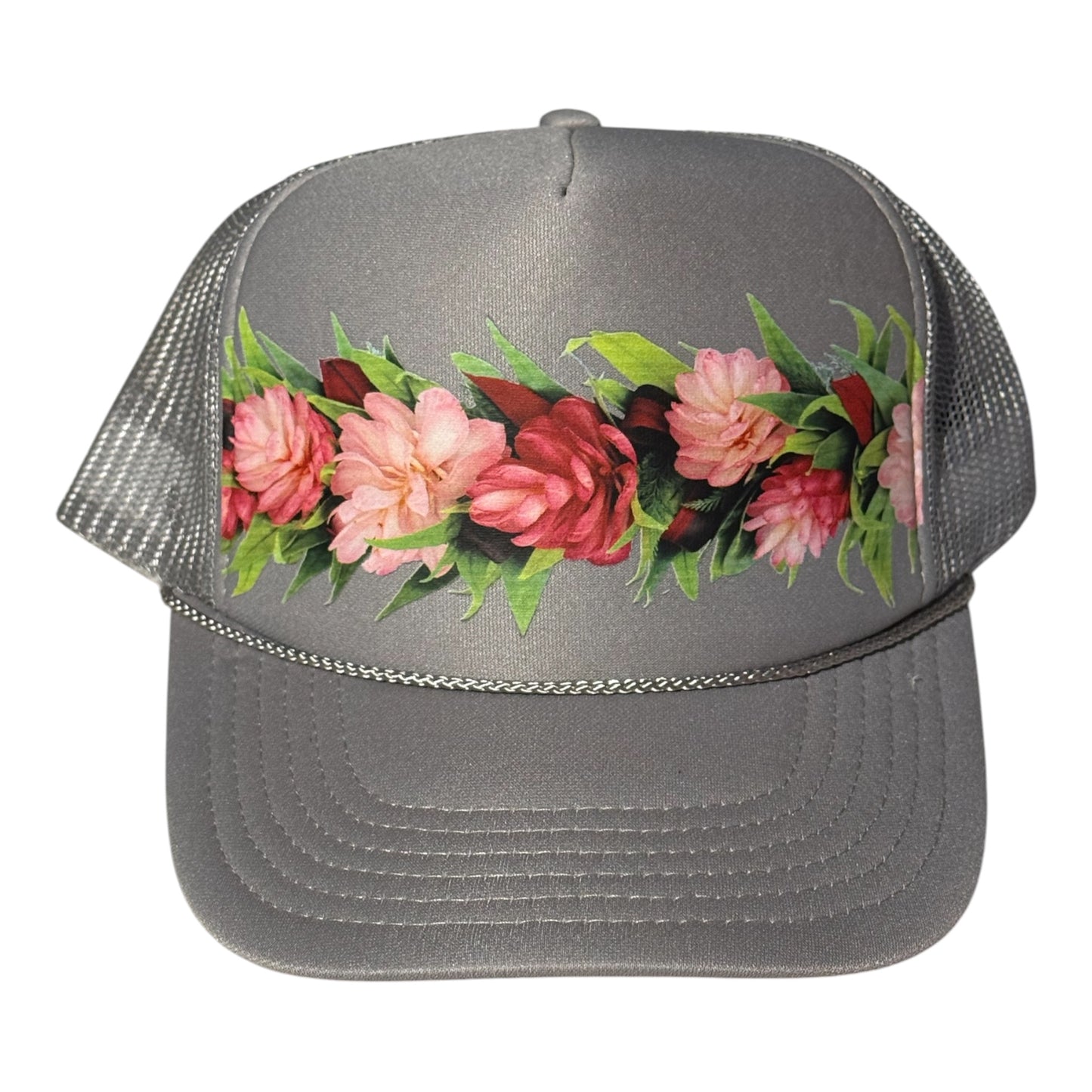 "Crown of Beauty" Silver Gray Trucker Hat