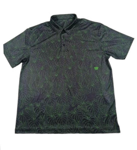 Black and Green Kalo Polo Shirt
