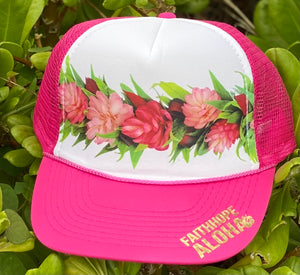 "Crown of Beauty" Hot Pink Trucker Hat