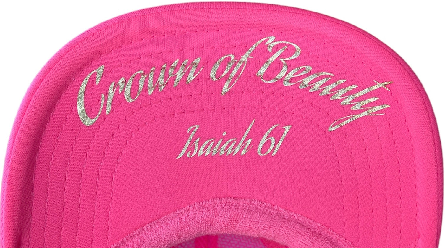 "Crown of Beauty" Hot Pink Trucker Hat