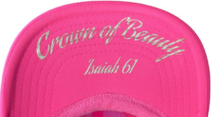 "Crown of Beauty" Neon Pink Trucker Hat