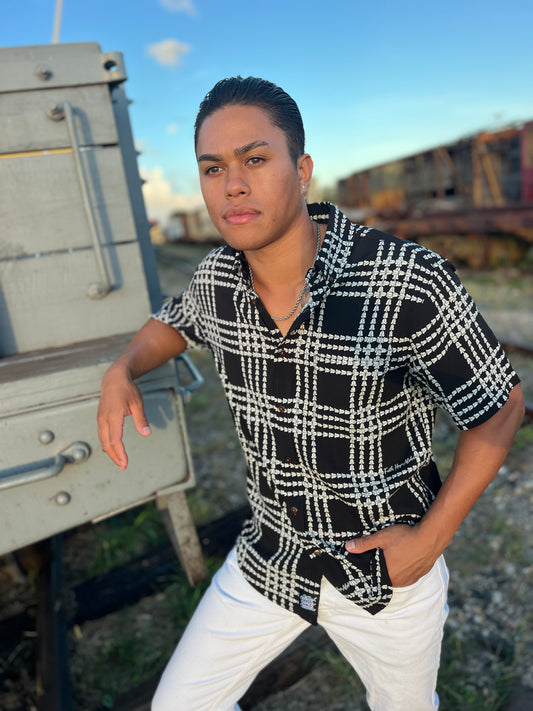 Crown Flower Lei Aloha Shirt