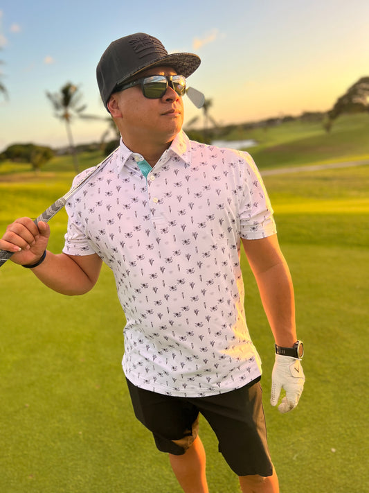 Da Lillies White Polo