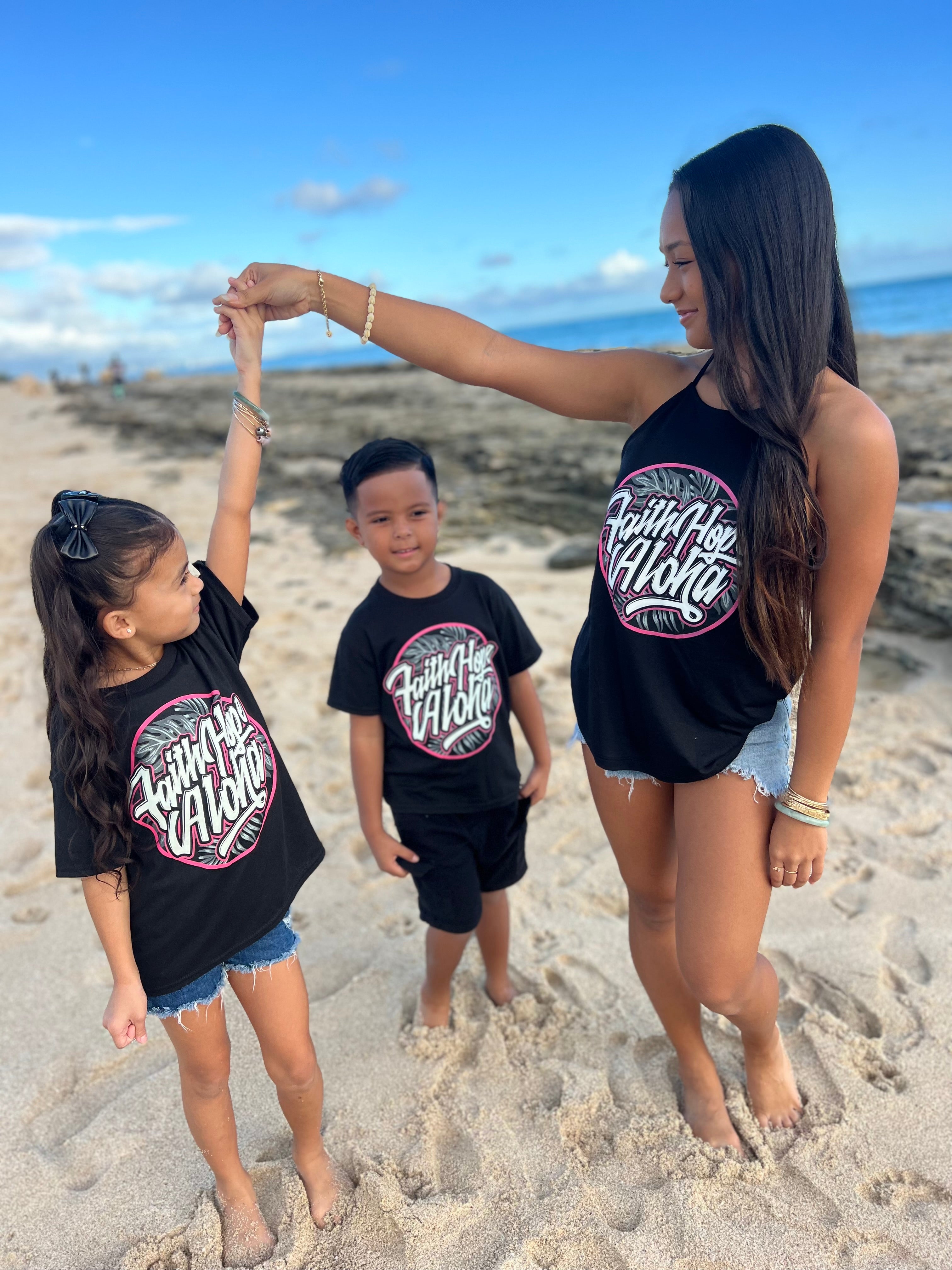 Monstera Ohana Womens Halter Tank