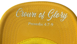 "Crown of Glory" Solid Yellow Gold Trucker Hat