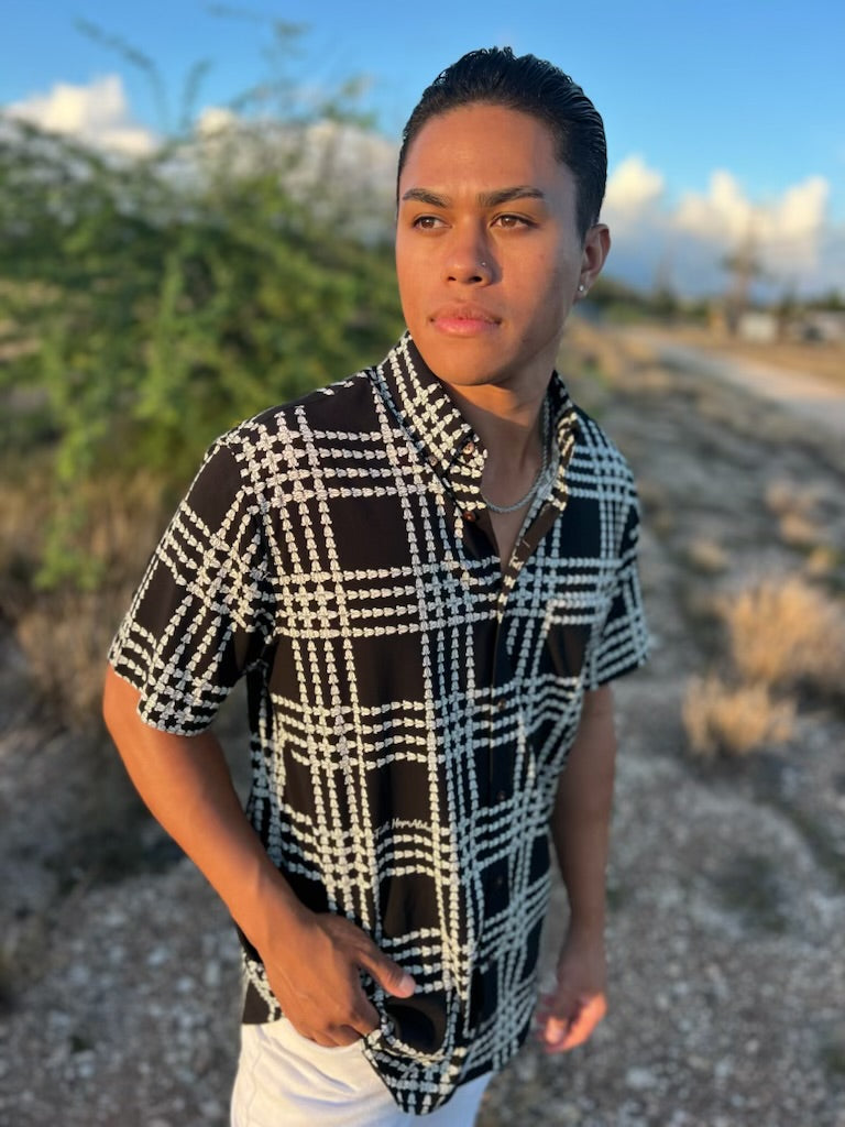 Crown Flower Lei Aloha Shirt