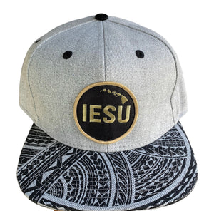 Gray Tribal IESU Patch Hawai'i Hat