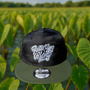 9 FIFTY Black Camo/Army Green Logo Embroidery Snapback