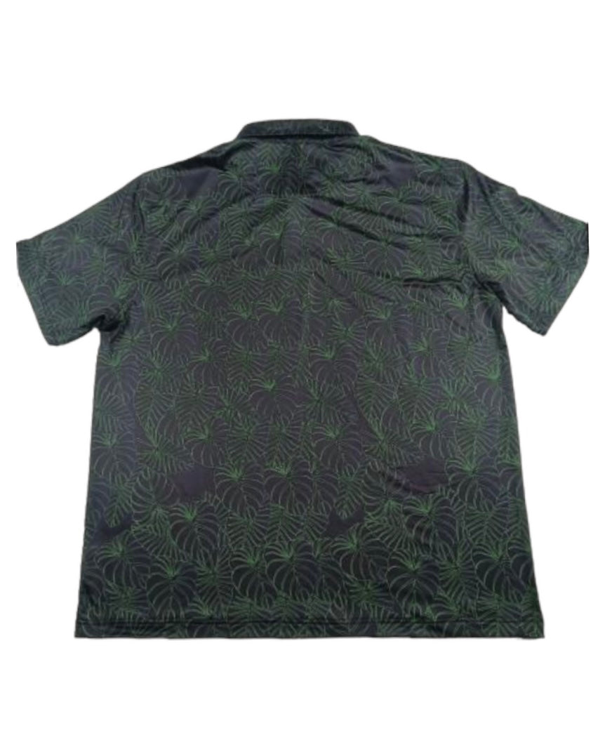 Black and Green Kalo Polo Shirt