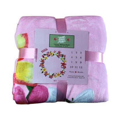 Leialoha Baby Pink Milestone Blanket