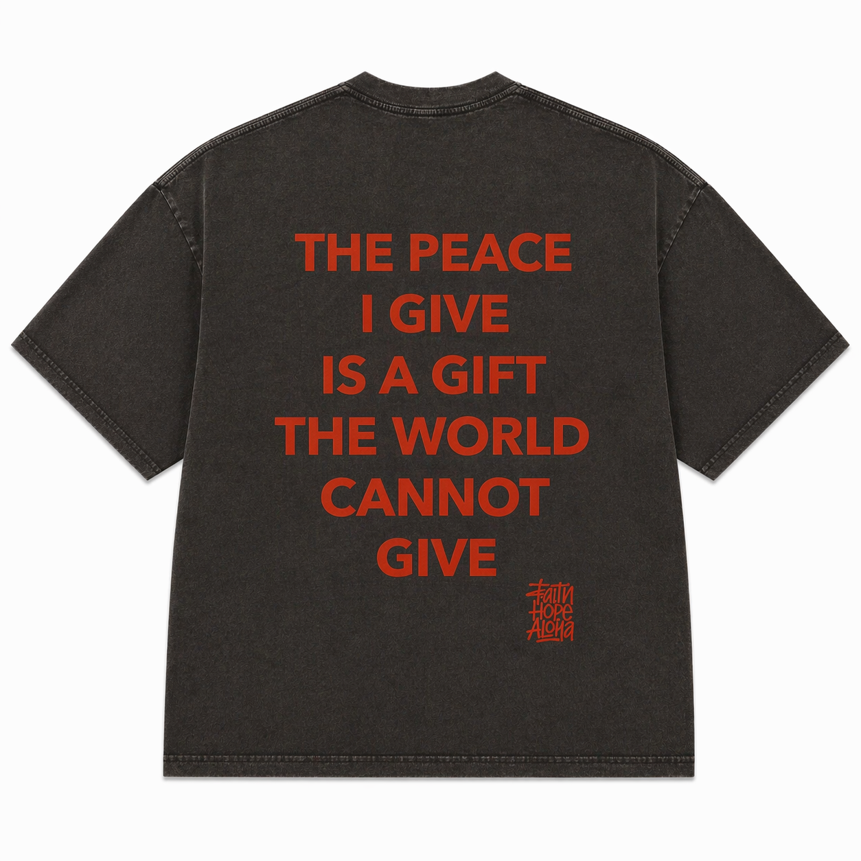JESUS IS ENOUGH Black/Red Tee