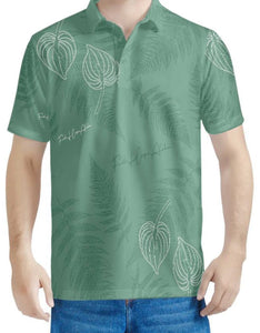 💚Aloha  ʻŌmaʻomaʻo Mens Polo Shirt
