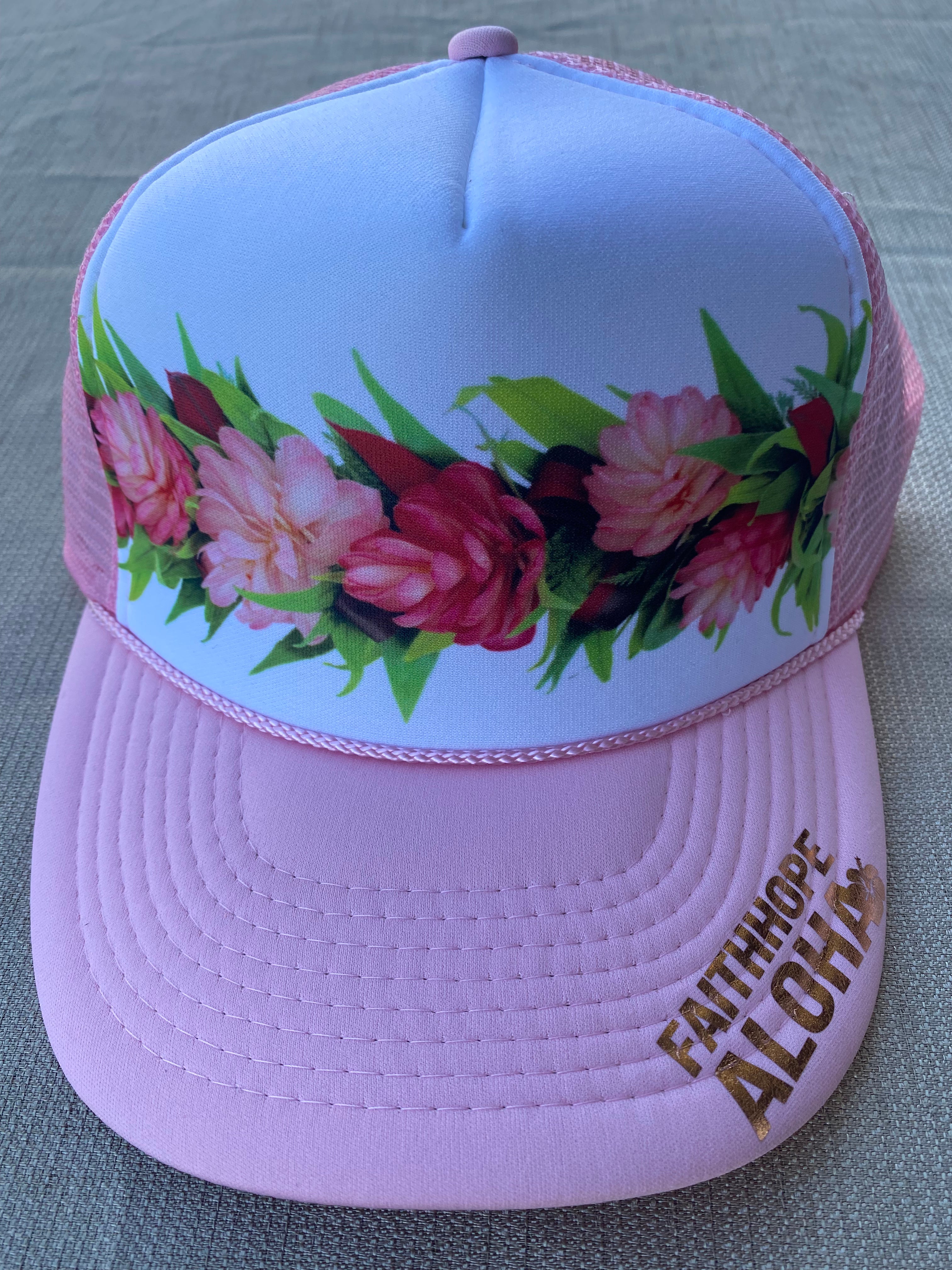 "Crown of Beauty" Light Pink Trucker Hat
